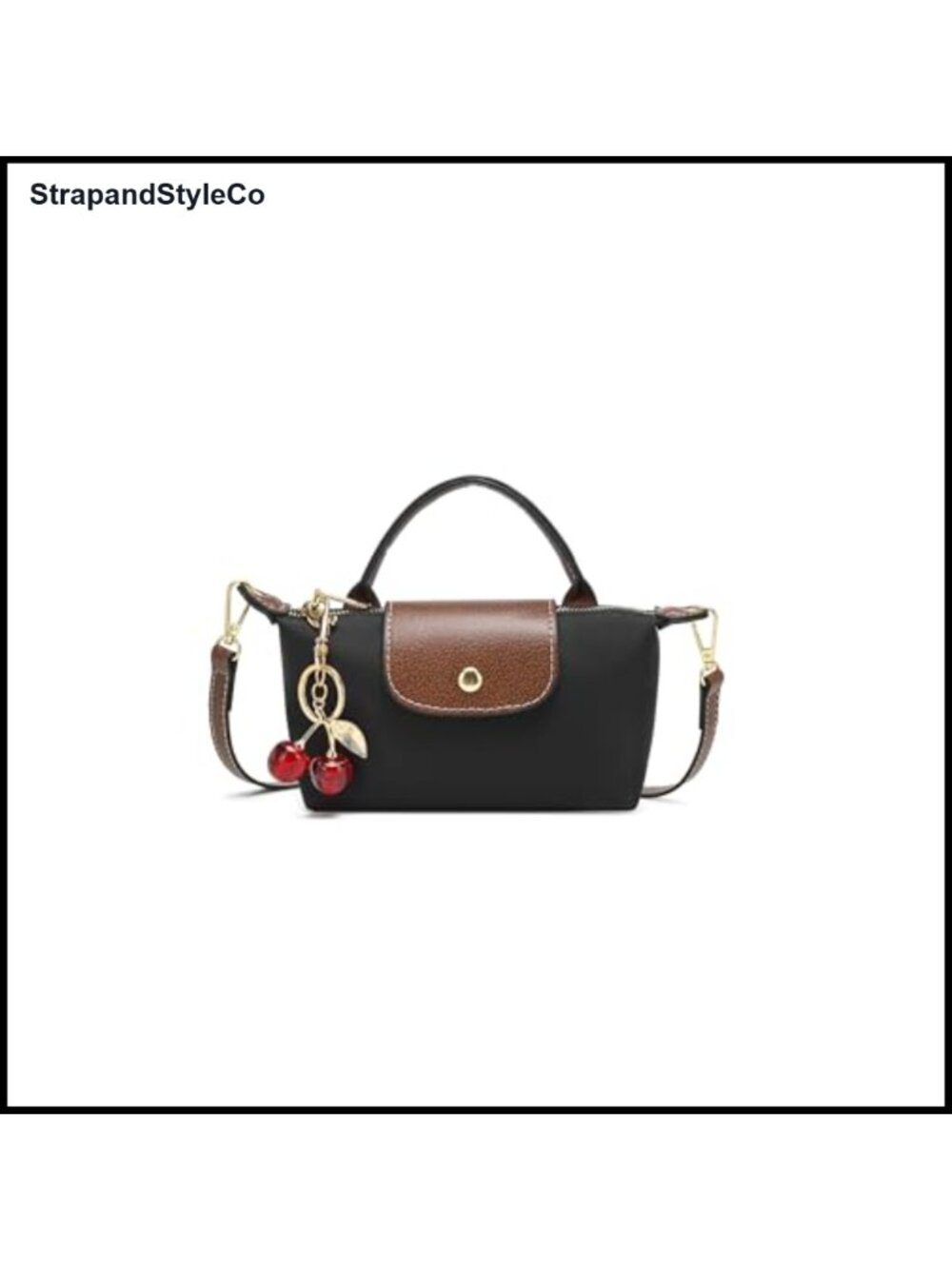 Womens Mini Crossbody Convertible Top-Handle Satchel Vegan Leather Handbag